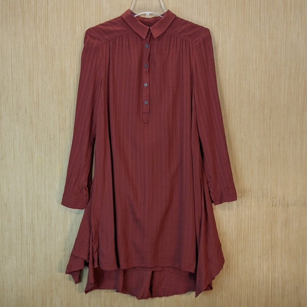 Maeve Anthropologie Tunic Dress Women's 6‎ Lagenlook Minamilist Boho Oversized